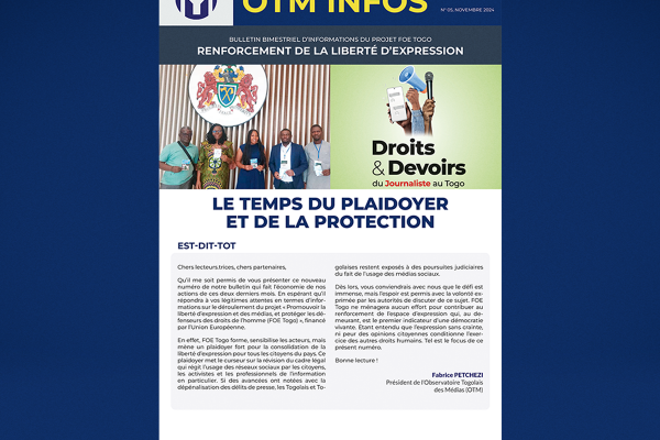 Bulletin OTM Infos n° 05 (novembre 2024)